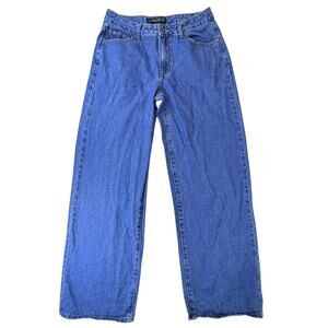 Lioness 100% Cotton Women's Top Model Jeans‎ Size Medium 30" Waist Wide Leg